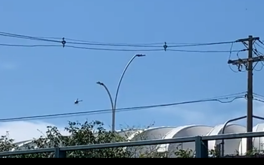 O fato curioso envolvendo um helicóptero que chamou a atenção no treino do Inter