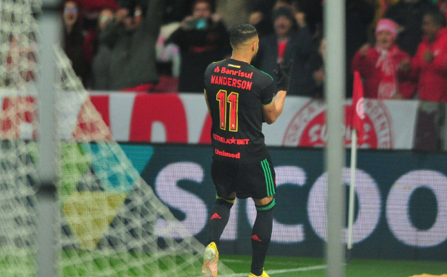 Confira o que disse o atacante Wanderson depois da vitória do Inter sobre o Juventude