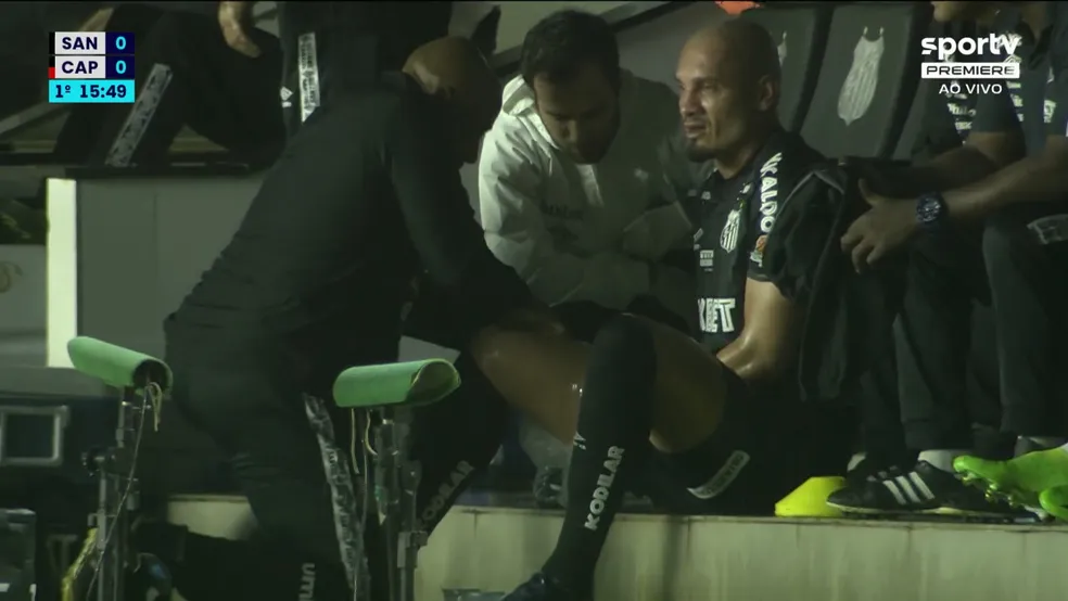 Santos terá desfalque importante contra o Inter no sábado