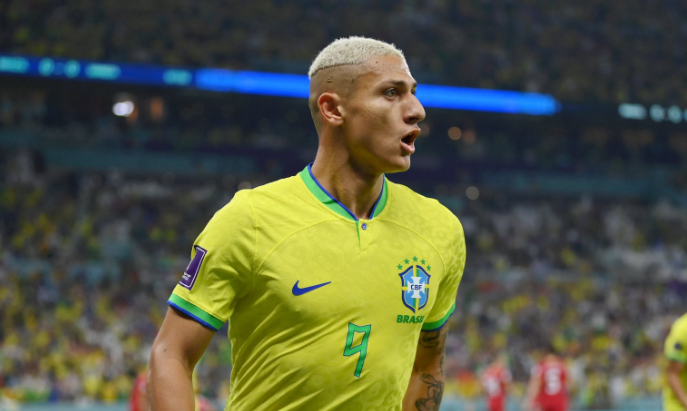 Inter fez postagem citando Richarlison após estreia da seleção na Copa do Mundo