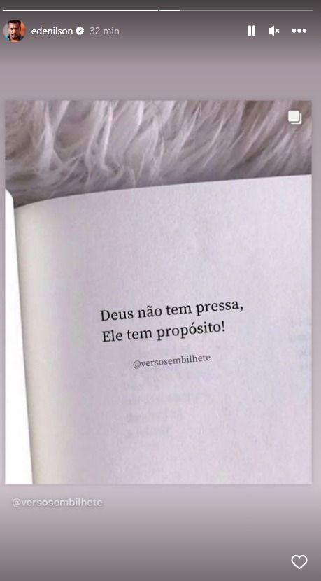 Perto de deixar o Inter, Edenilson posta mensagem enigmática nas redes sociais