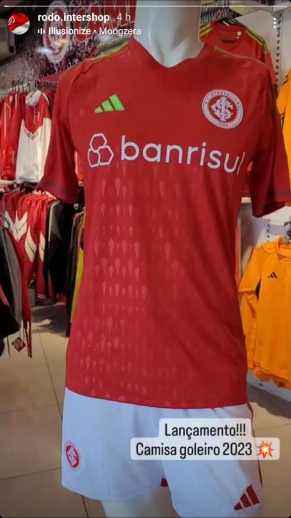 Foto da nova camisa do Internacional é vazada