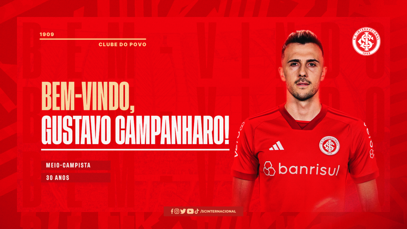 Inter anuncia contratação de Gustavo Campanharo
