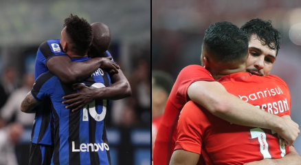 Inter troca mensagens com Inter de Milão nas redes sociais