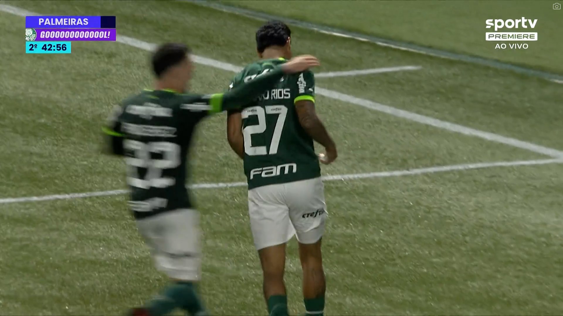O golaço marcado por Richard Rios, volante que esteve na mira do Inter recentemente