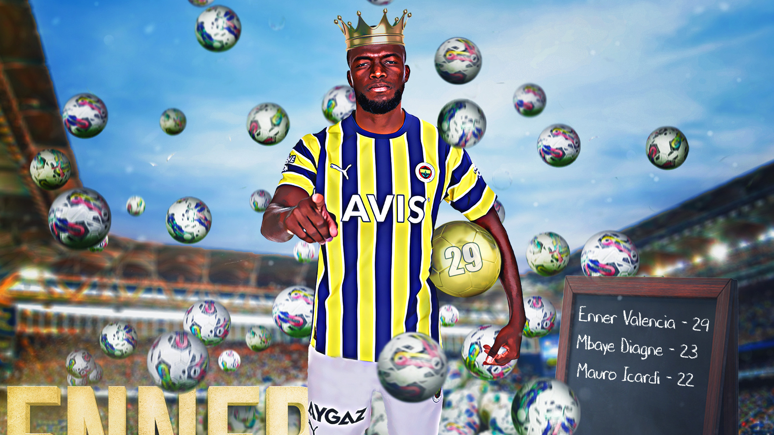 Confira a mensagem de despedida do Fenerbahçe para Enner Valencia