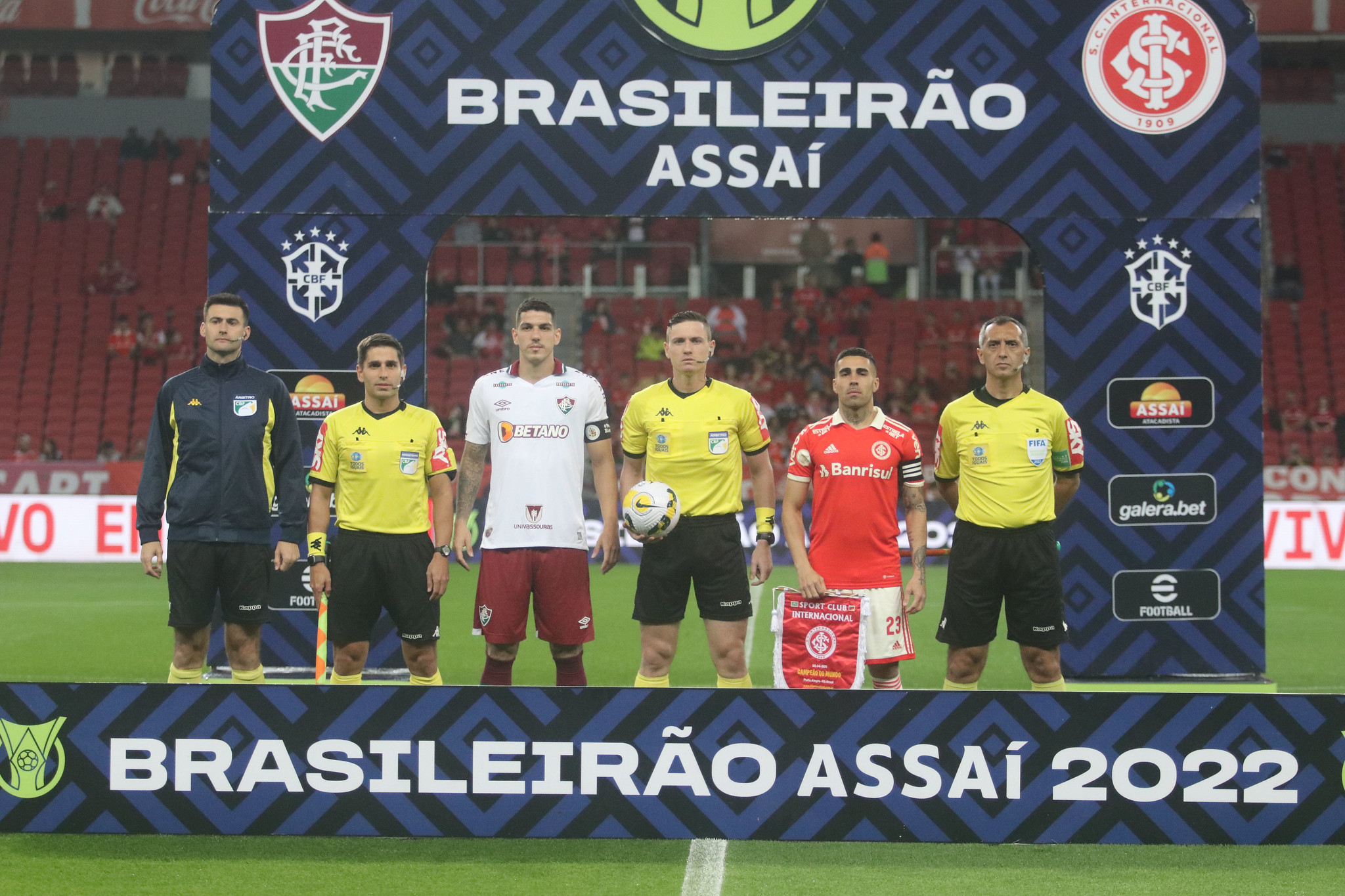 Os desfalques do Inter para a partida contra o Fluminense