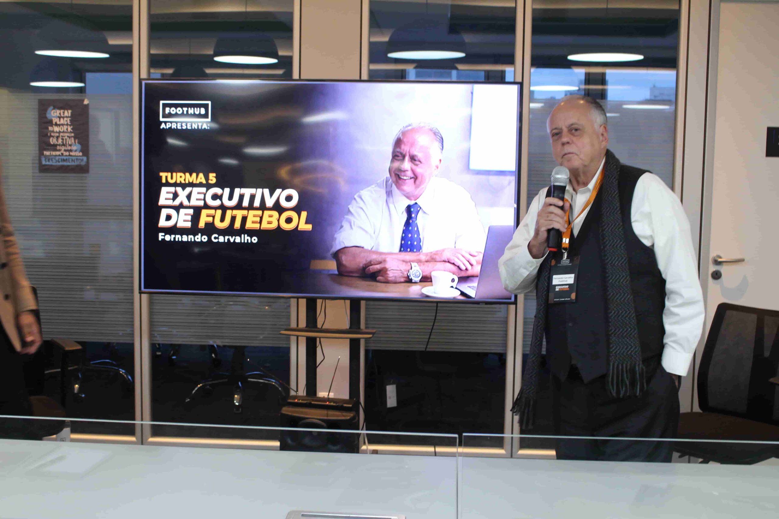 Fernando Carvalho lança 6ª edição do Curso Executivo de Futebol no FootHub