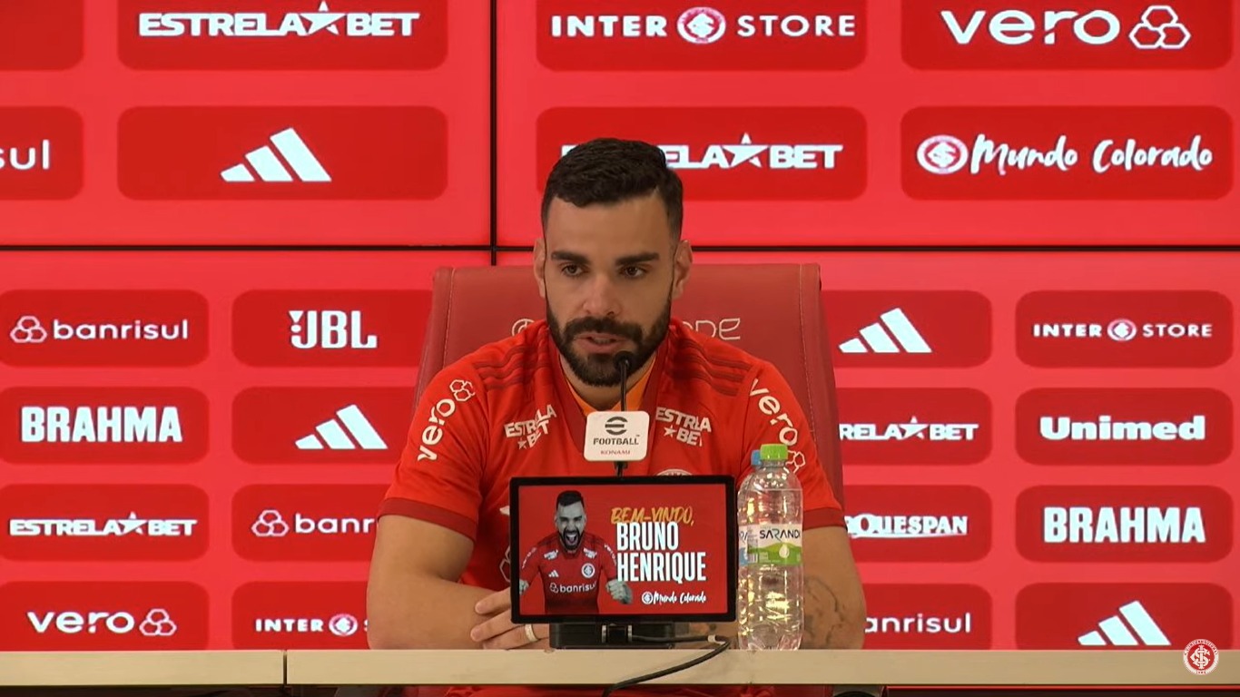 Bruno Henrique é apresentado e explica o motivo para escolher o Inter