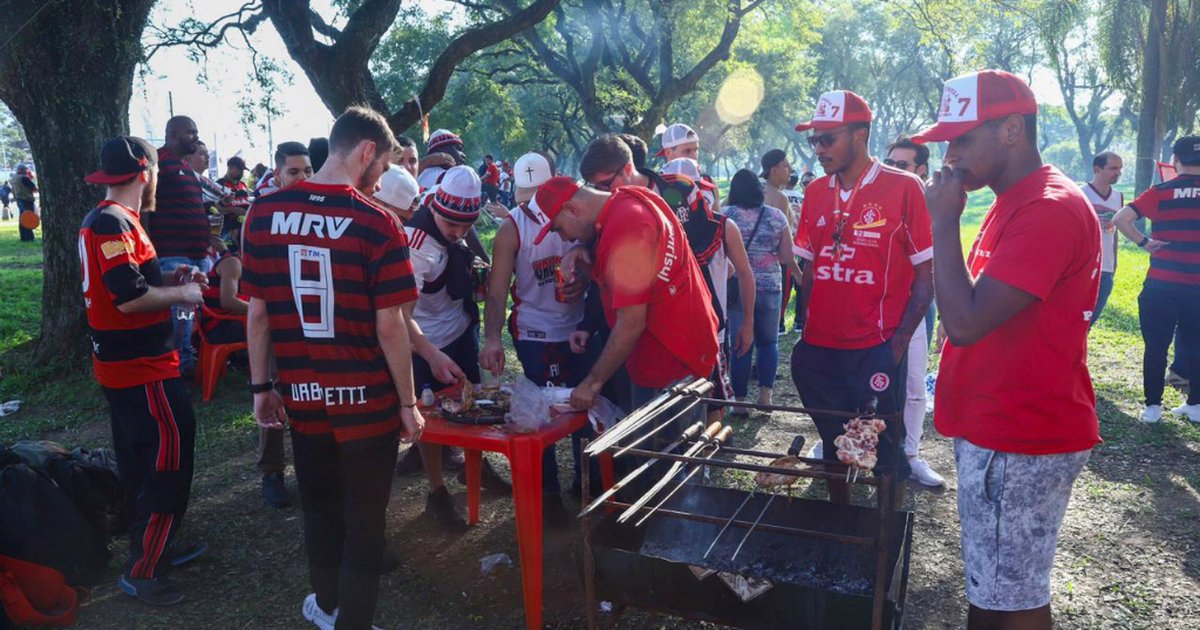 Torcidas do Inter serão recebidas por flamenguistas no duelo contra o Fluminense