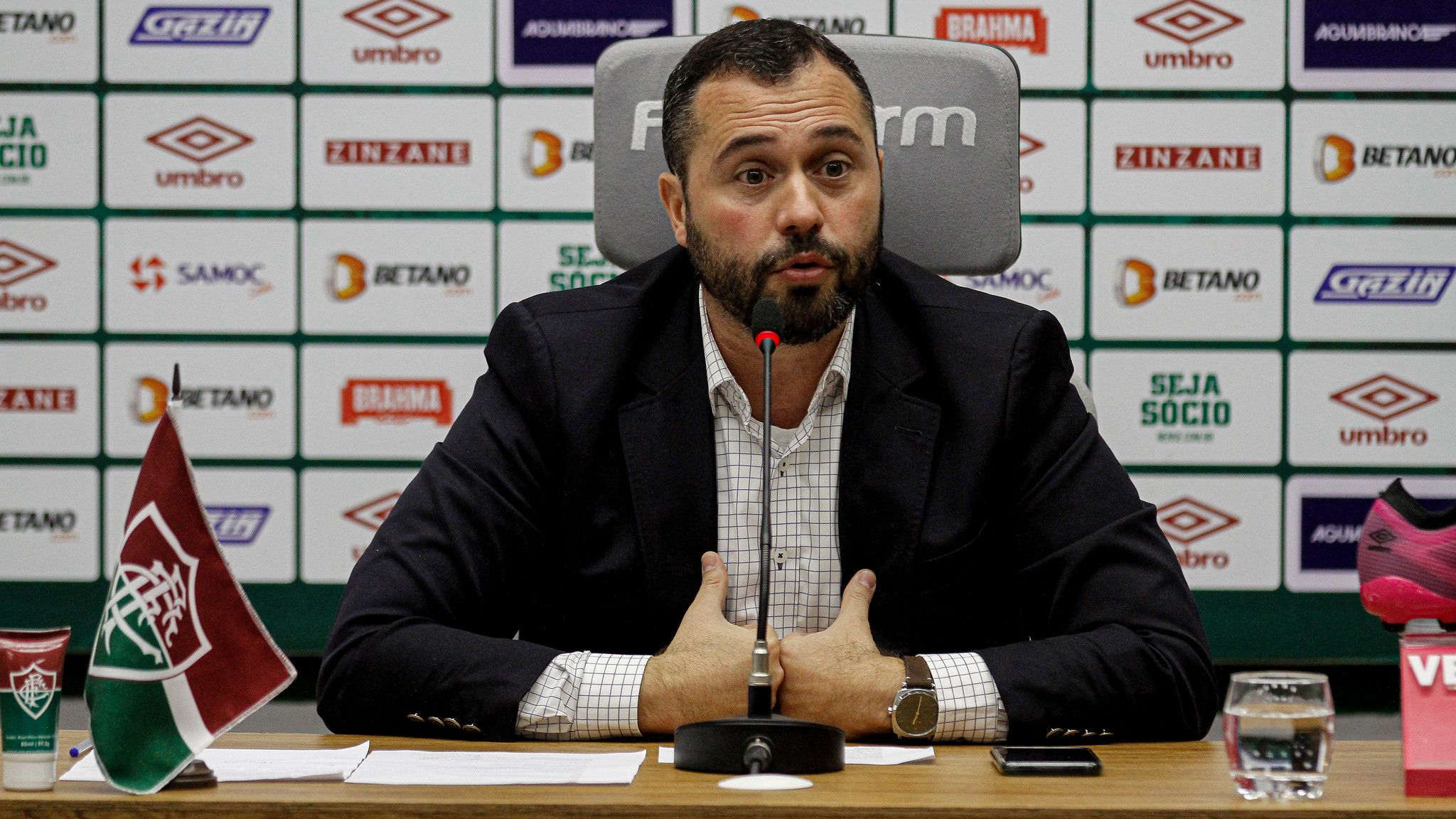 O que disse o presidente do Fluminense sobre enfrentar o Inter na Libertadores