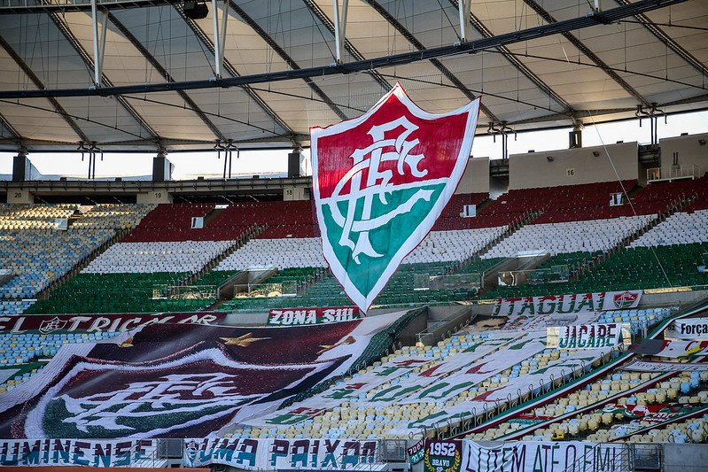 A postagem do Fluminense que indica utilização de jogador no jogo diante do Inter