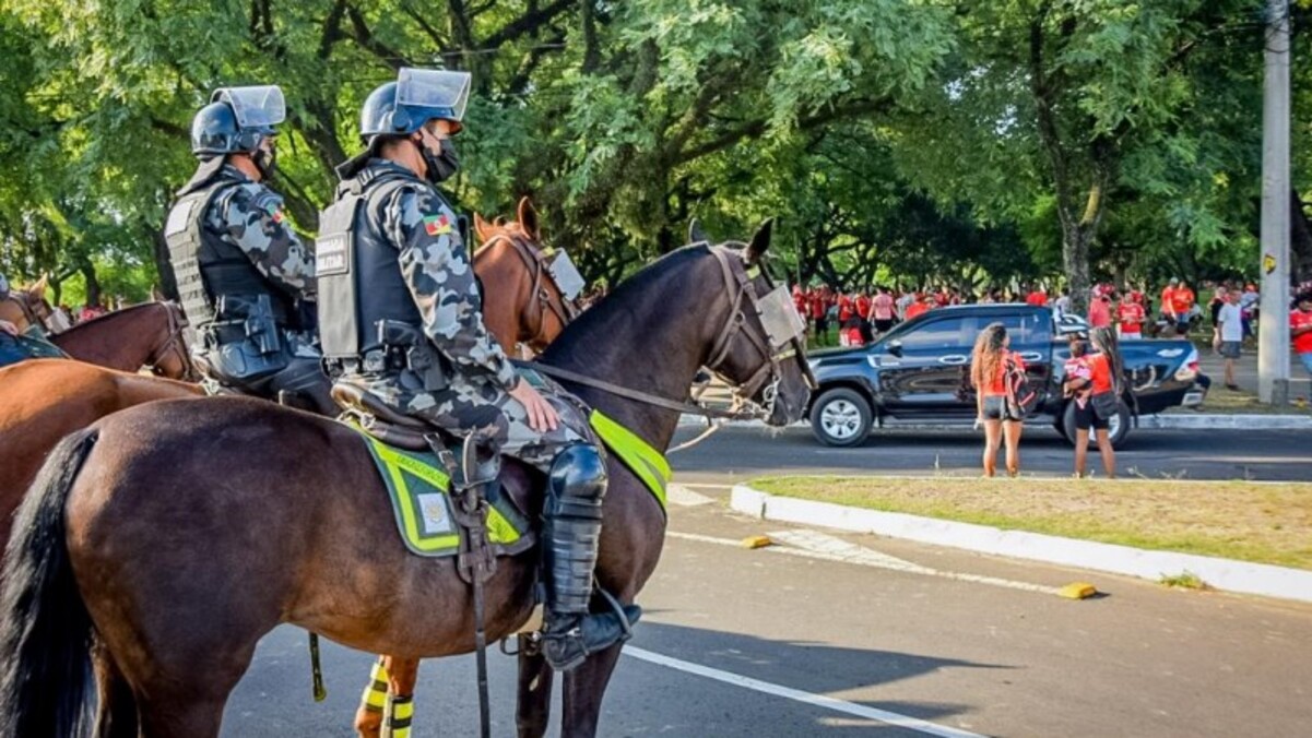 Vídeo: o recado da Brigada Militar sobre o jogo entre Inter e Fluminense