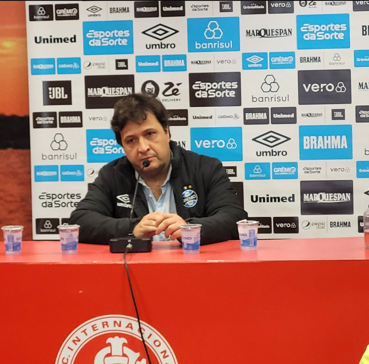 A indireta do presidente do Grêmio sobre Eduardo Coudet