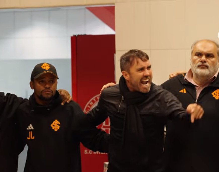 Inter divulga vídeo com bastidores da vitória sobre o Grêmio