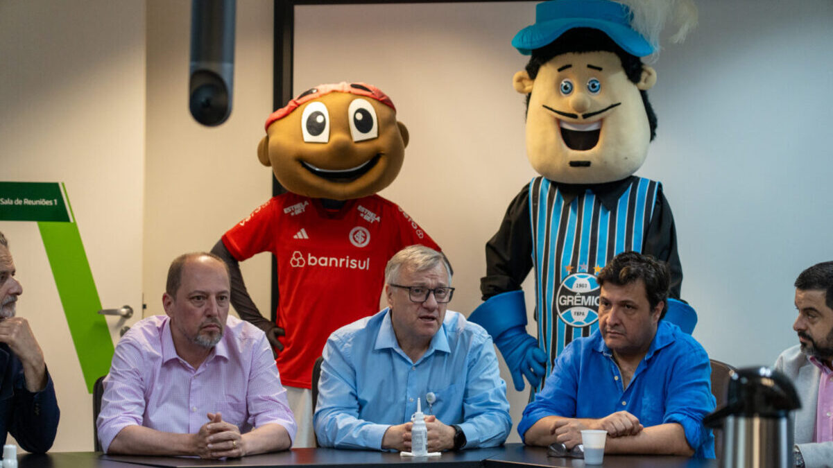 A ação promovida em conjunto por Inter e Grêmio nesta sexta-feira