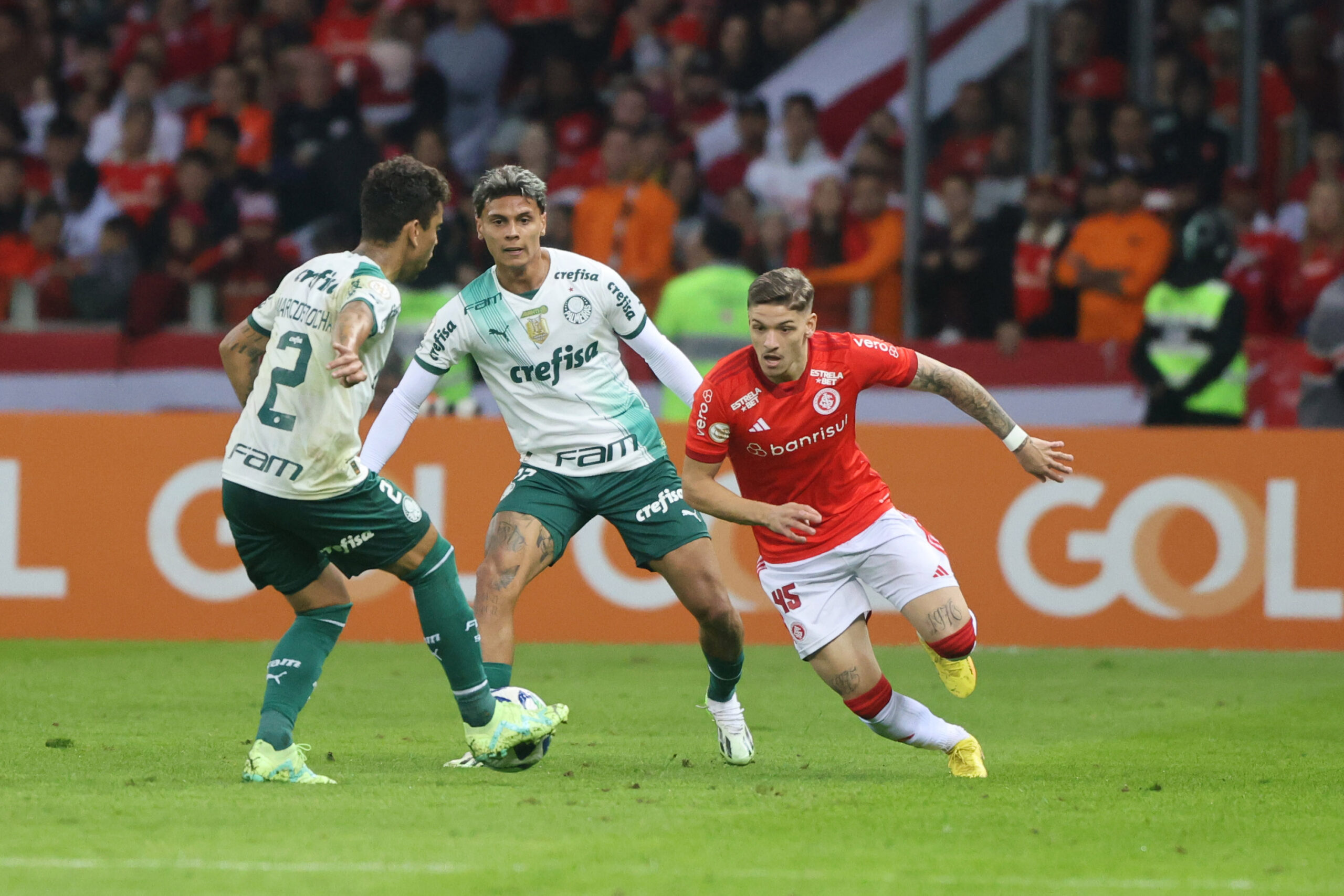 Os desfalques do Inter para a partida contra o Palmeiras
