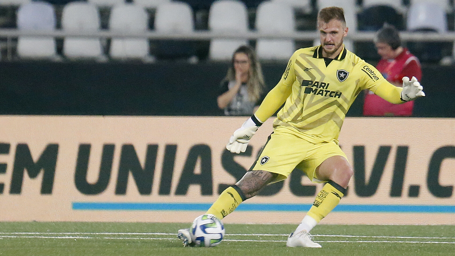 O que disse o goleiro do Botafogo antes da partida contra o Inter