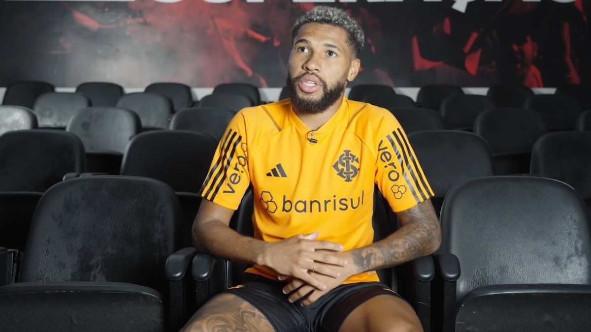Confira as primeiras palavras de Wesley como jogador do Inter
