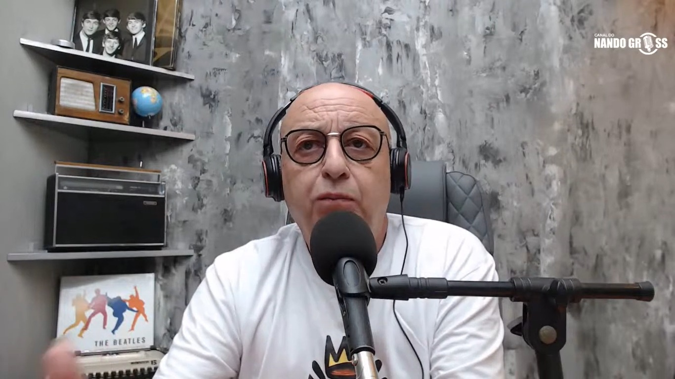 Em live, Nando Gross revela torcer para o Inter
