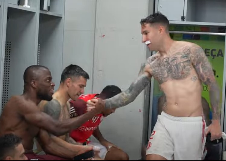 Inter divulga bastidores da vitória sobre o Cuiabá