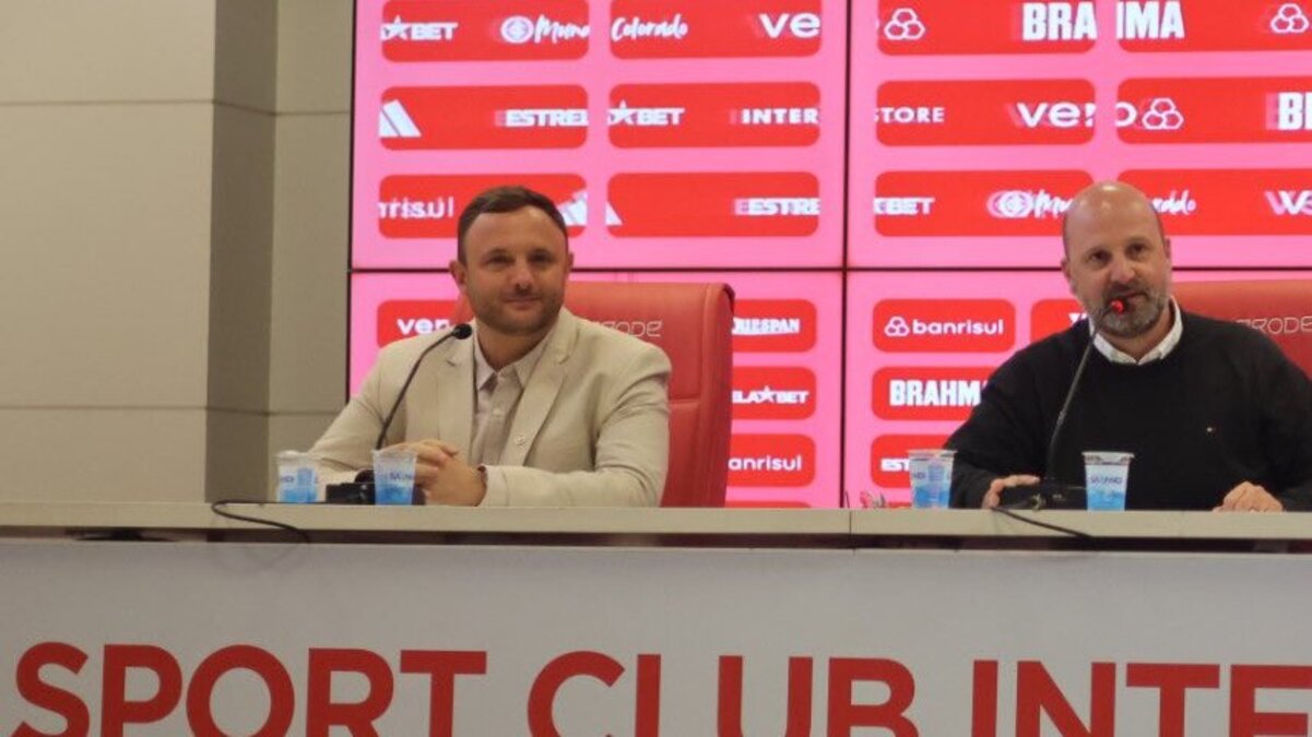 André Mazzuco é apresentado como novo executivo do Inter e fala sobre a busca por reforços