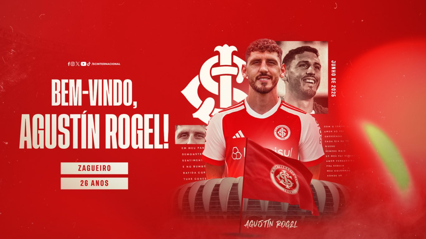 Inter anuncia contratação de Agustín Rogel