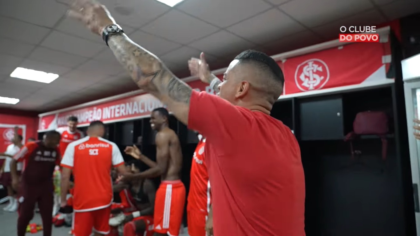 Bastidores da vitória do Inter sobre o São Paulo revelam comemoração no vestiário; confira