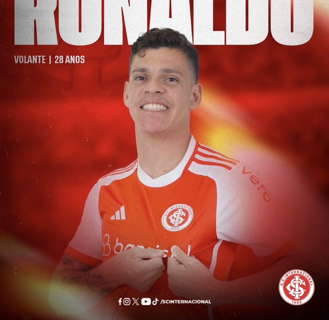 Internacional anuncia a contratação do volante Ronaldo