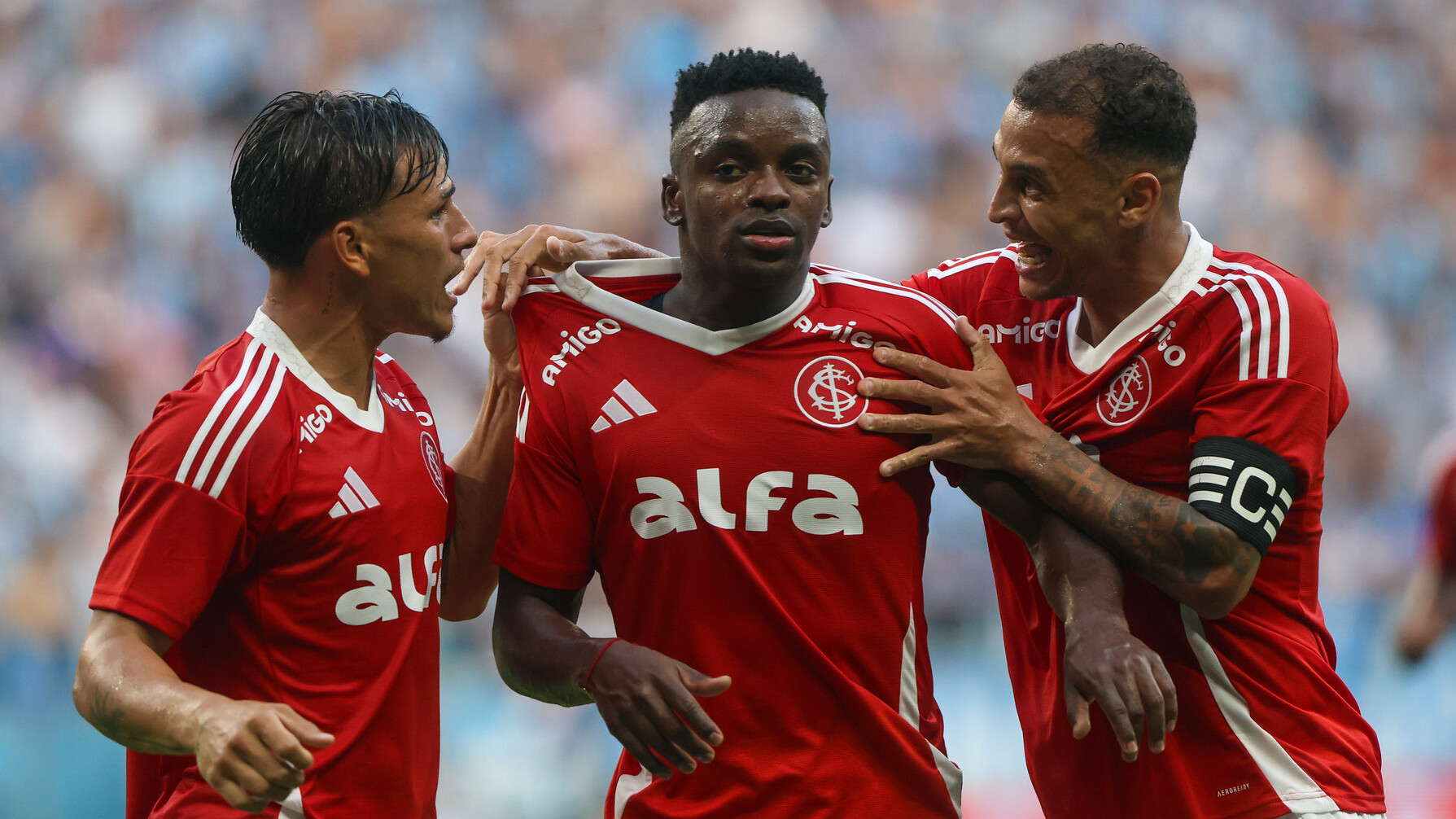 A dupla que ficou de fora da lista de relacionados do Inter para encarar o Nacional