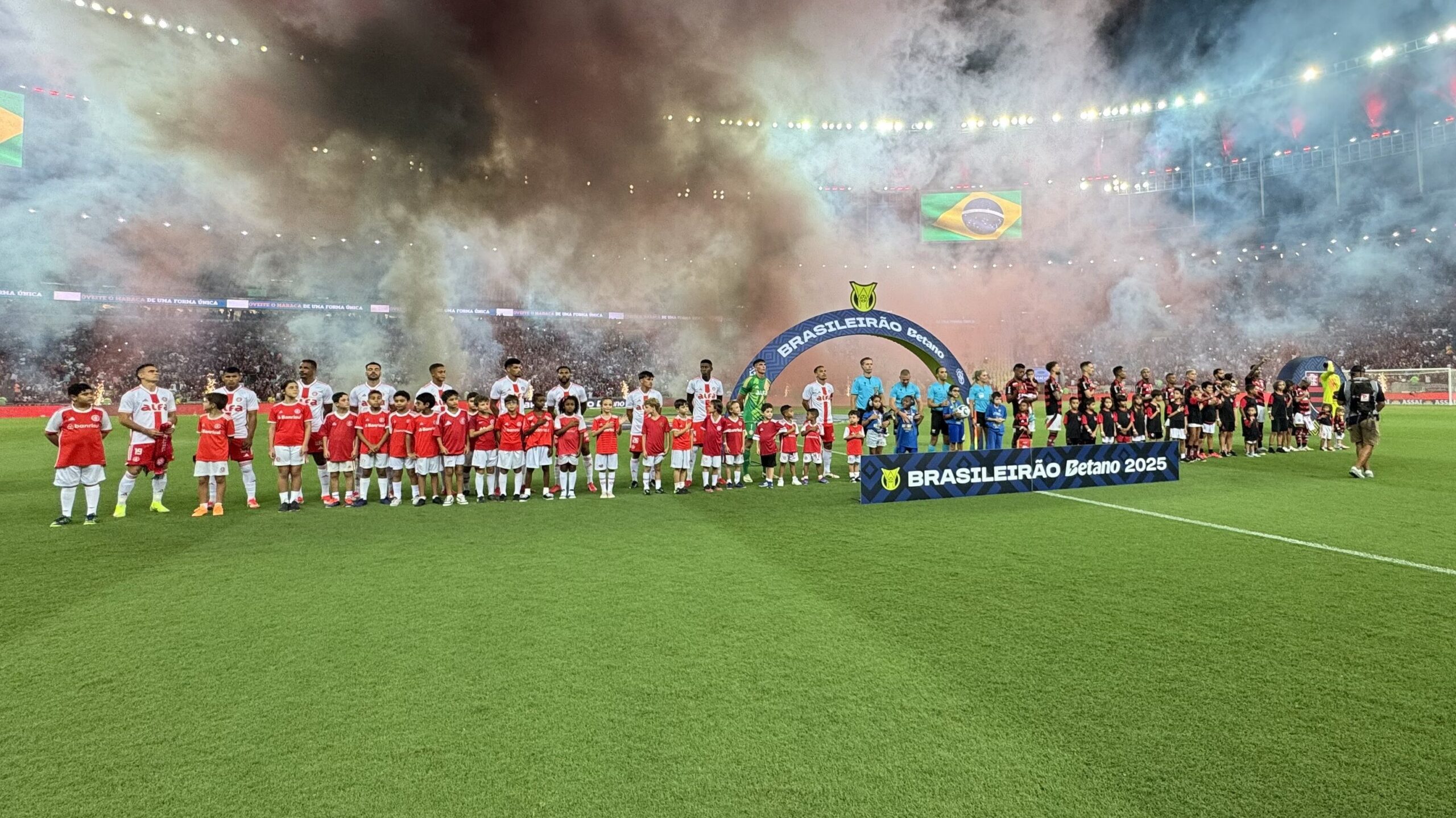 Inter divulga os bastidores do empate com o Flamengo; confira