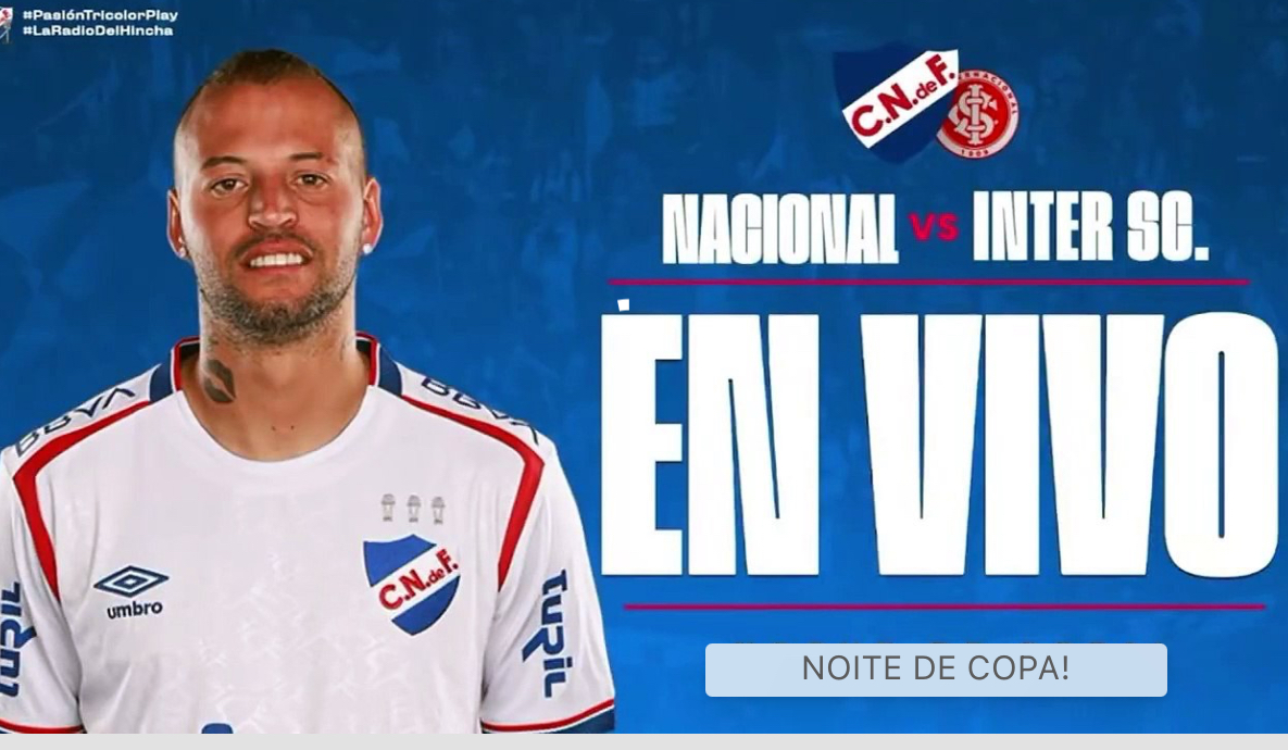 Racismo em plena Libertadores: Comunicador identificado com o Nacional chama torcida do Inter de “macacos” e é punido pela Conmebol