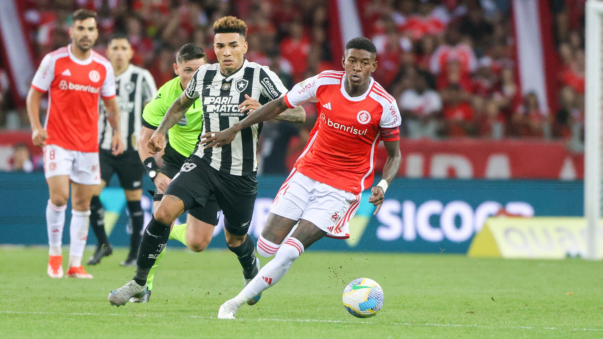A análise que será feita pelo Inter visando a partida contra o Botafogo