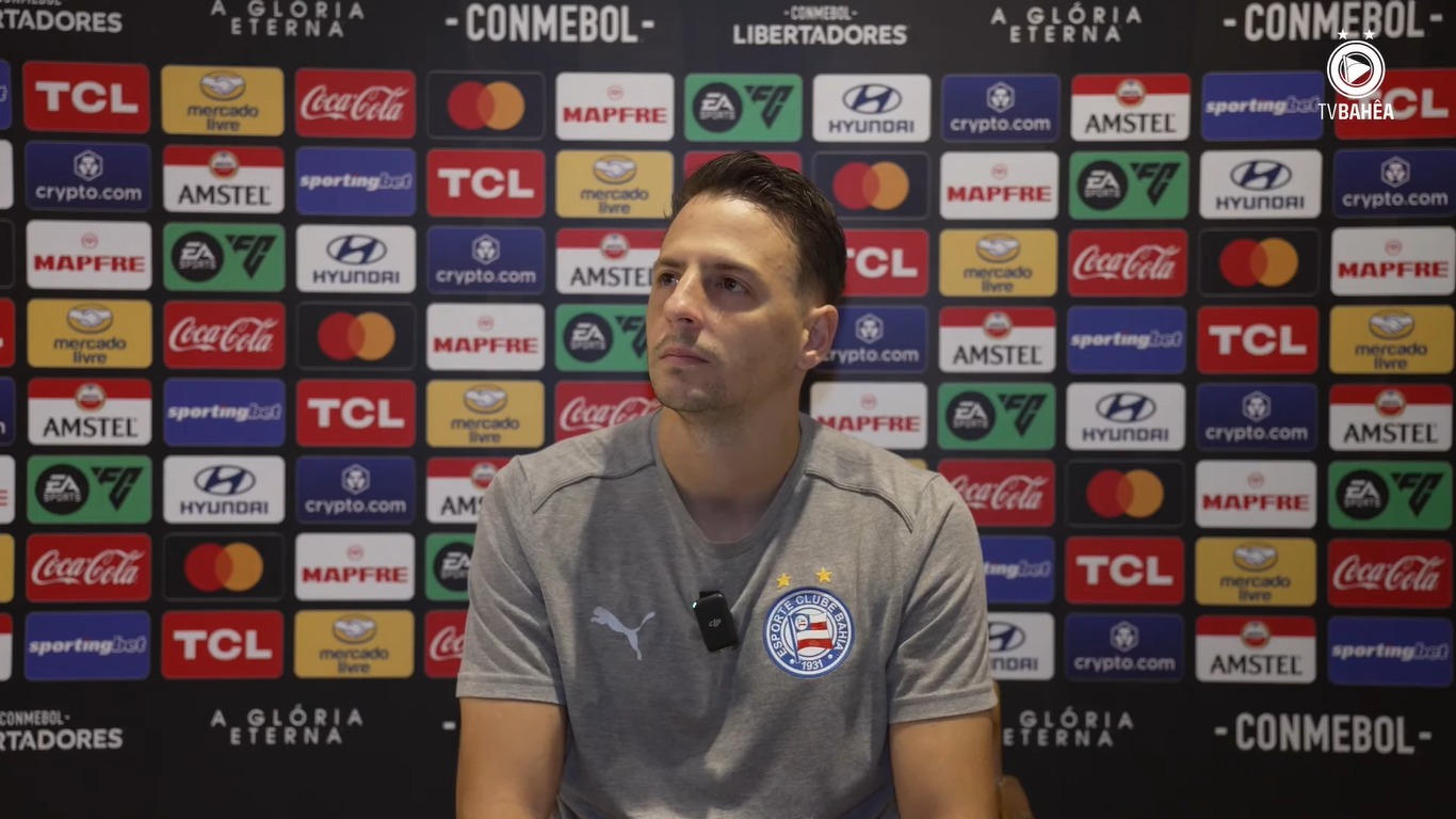 “Pensamento positivo”; repercute declaração de jogador do Bahia antes de enfrentar o Inter