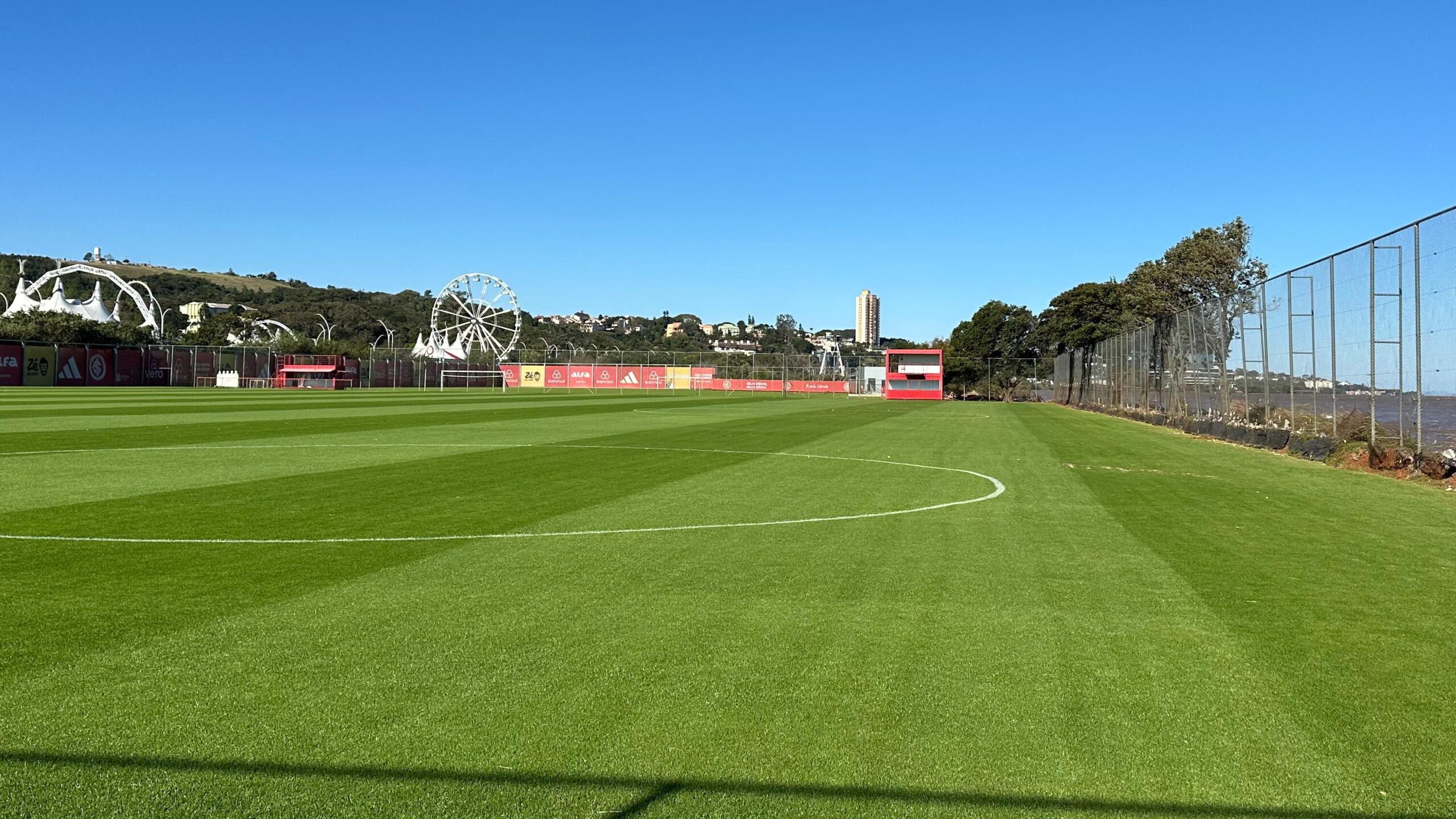Inter atualiza situação do CT Parque Gigante após cheia do Guaíba