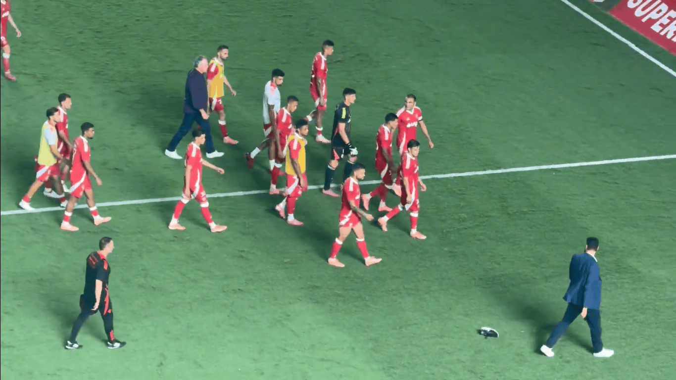 A atitude dos jogadores do Inter após derrota que irritou os colorados