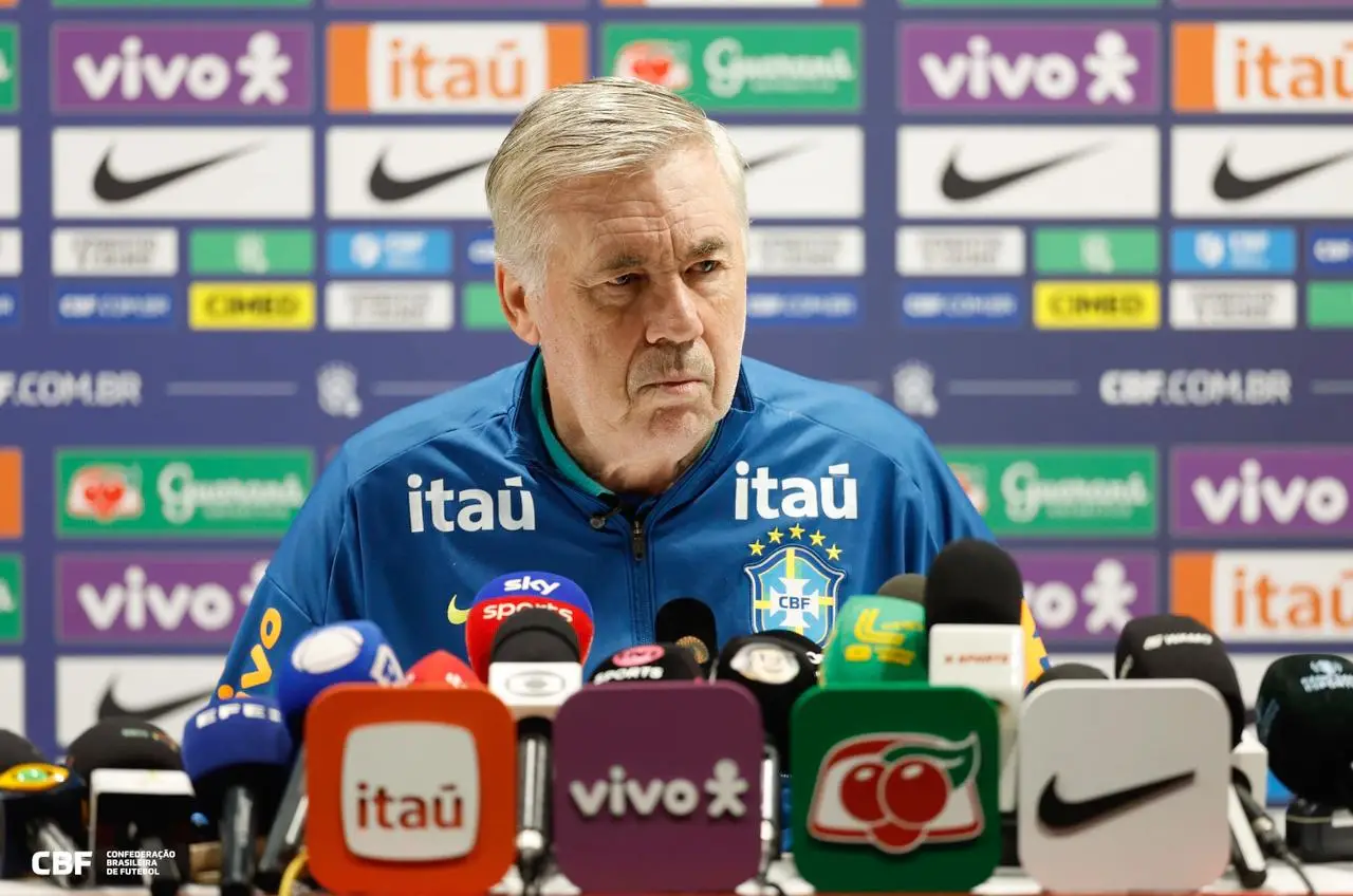Velha assombração da Seleção Brasileira estará no caminho de Carlo Ancelotti antes da Copa