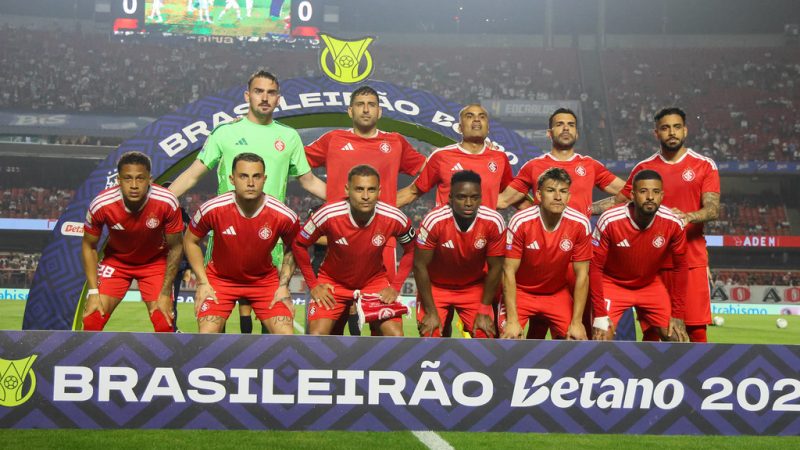 Inter afundado zona rebaixamento brasileirão