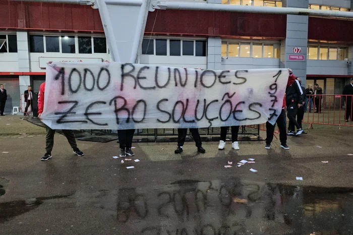 Protesto torcedores inter beira rio
